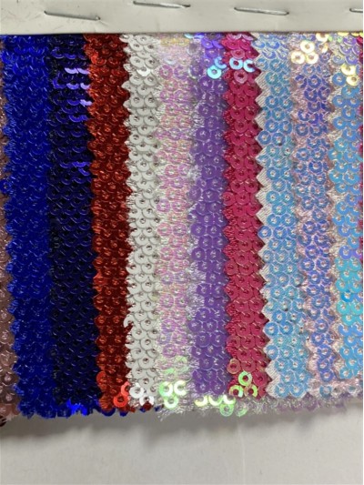 GZ-XP  珠片閃光布  幅寬：130cm   成分：100%滌綸  珠片PET 細節-2